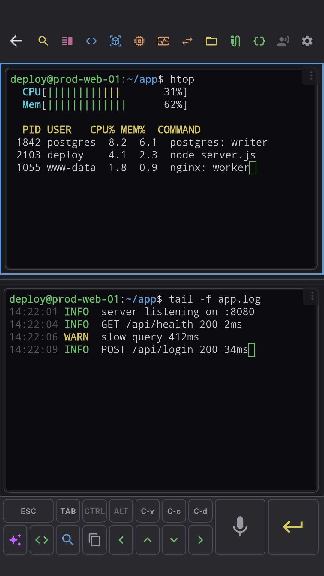 Split Terminal