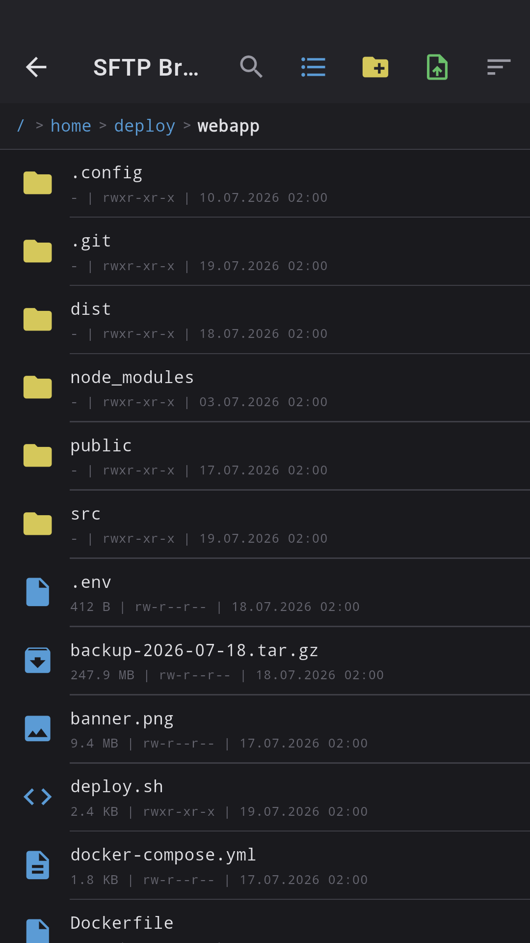 SFTP Browser