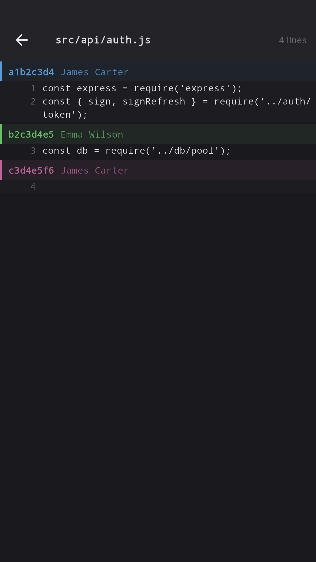 Git Blame