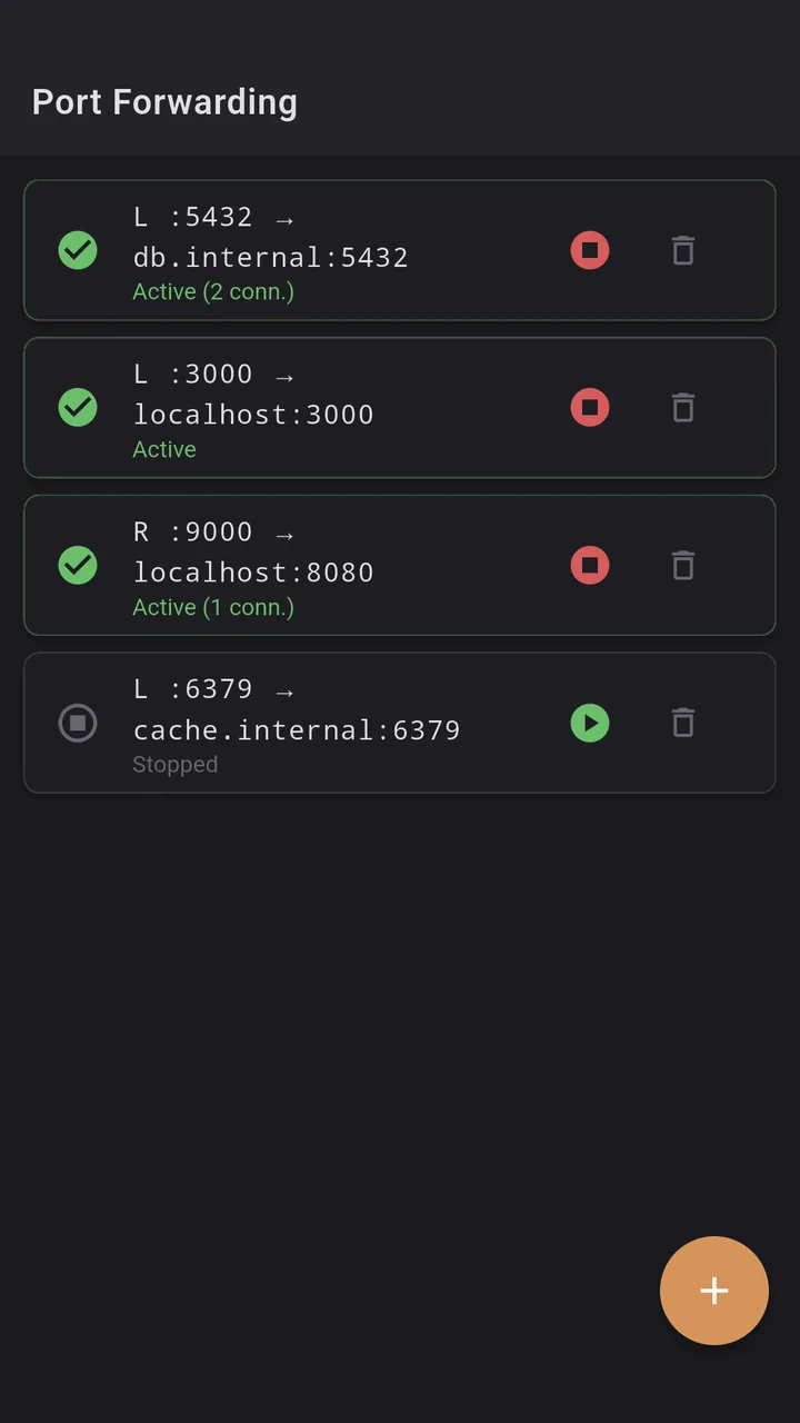 Port forwarding