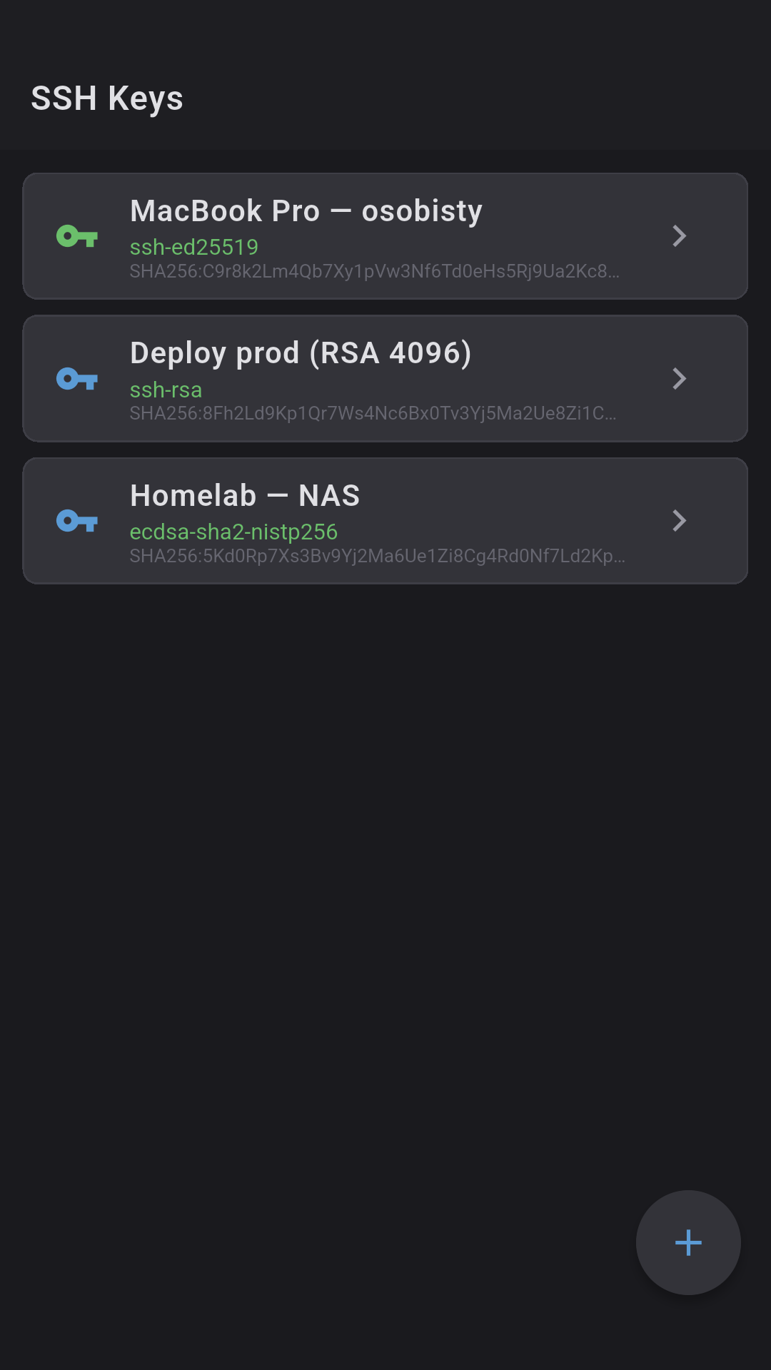 SSH Keys