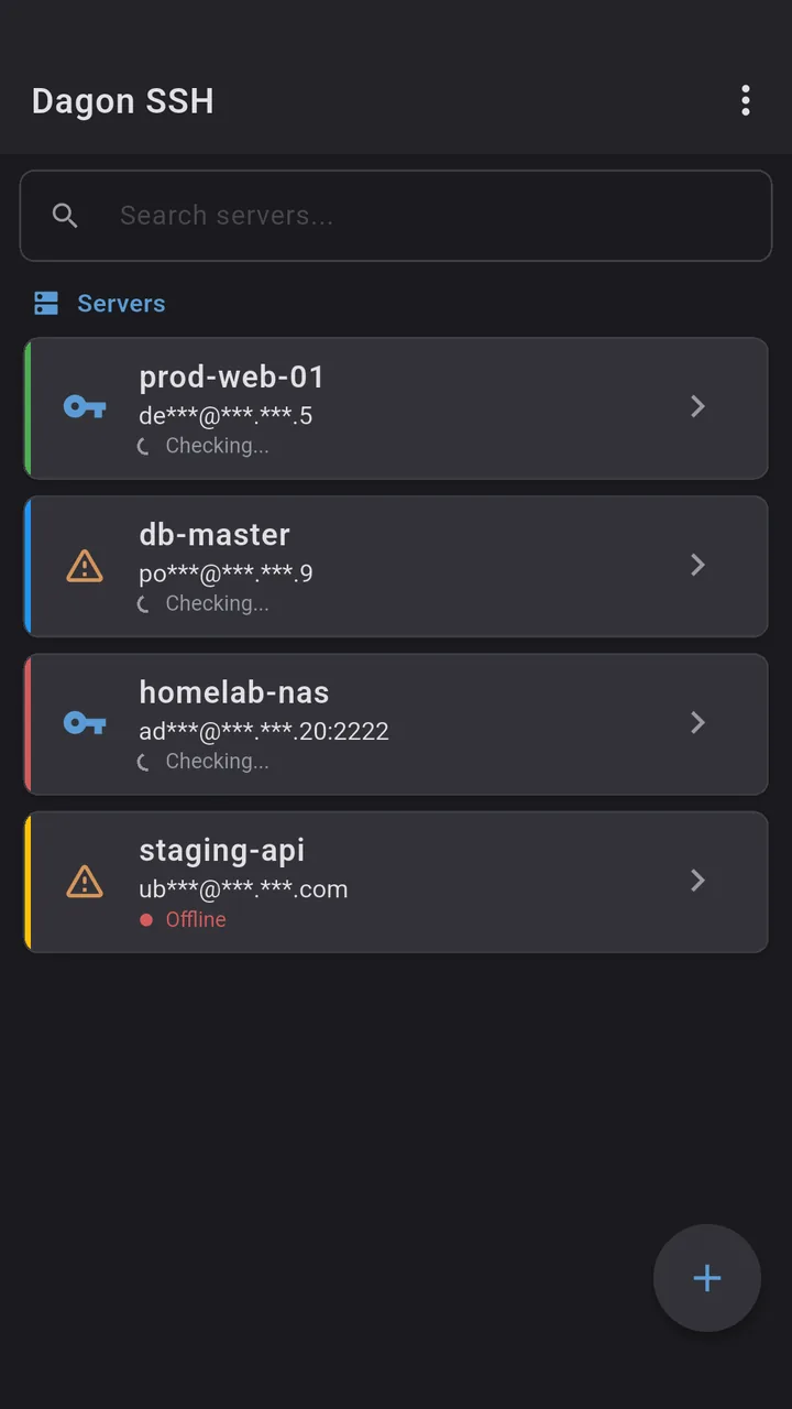 Server list