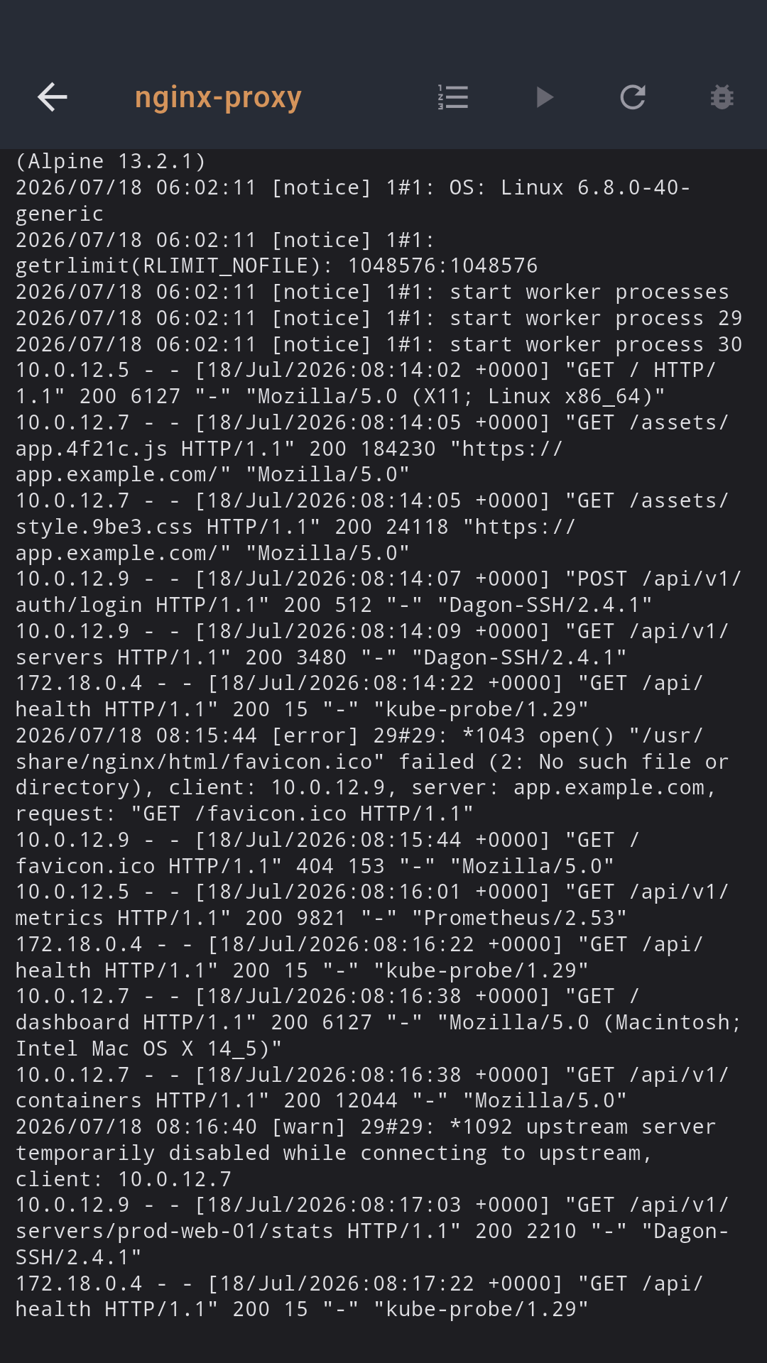 Docker Logs