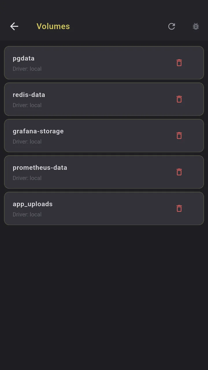 Docker volumes