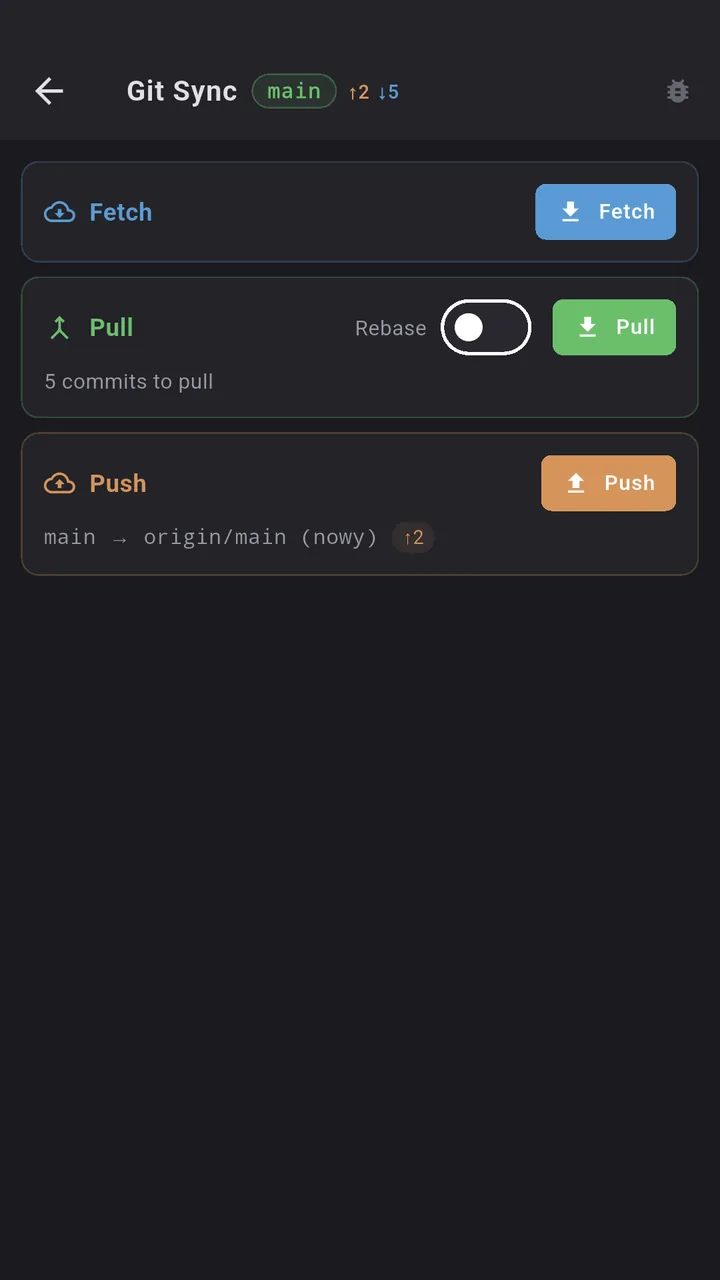 Git sync
